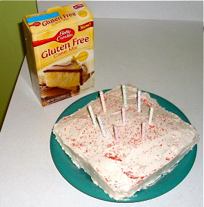 Gluten Free Birthday Cake on Tags  Dessert   Gluten Free Birthday Cake